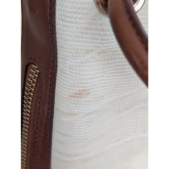 Brahmin Shoulder Bag Trina Brown Sahara Leather Bucket Drawstring - Picture 9 of 10